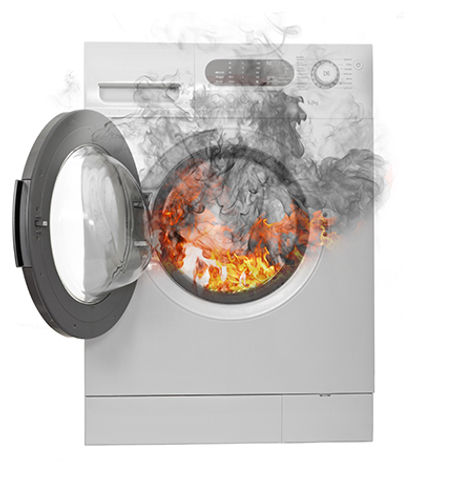 An infographic emphasizing the role of clean and well-maintained dryer vents in preventing appliance fires and protecting homes.