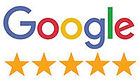 Five-Star Customer Rating - A visual representation of a five-star rating from a satisfied customer on Google.